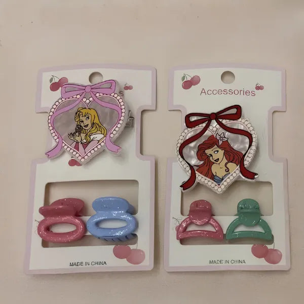 SET DE GANCHOS DE PRINCESAS