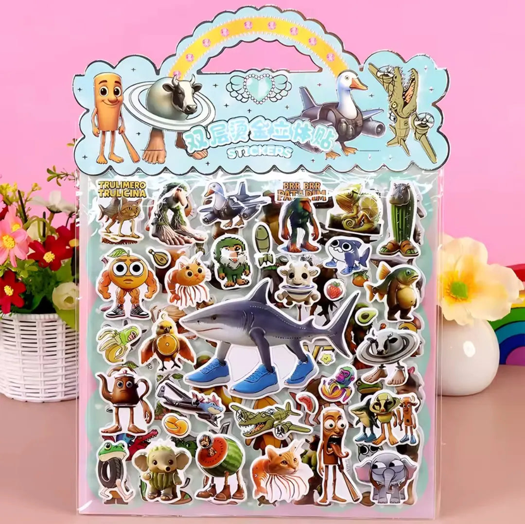 STICKERS PERSONAJES SURTIDOS