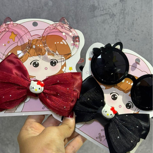 LENTES + PINZAS KITTY