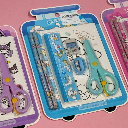 KIT ESCOLAR CON TIJERAS