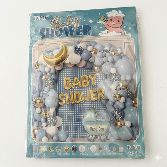 BOUQUET DE GLOBOS BABY SHOWER NIÑO