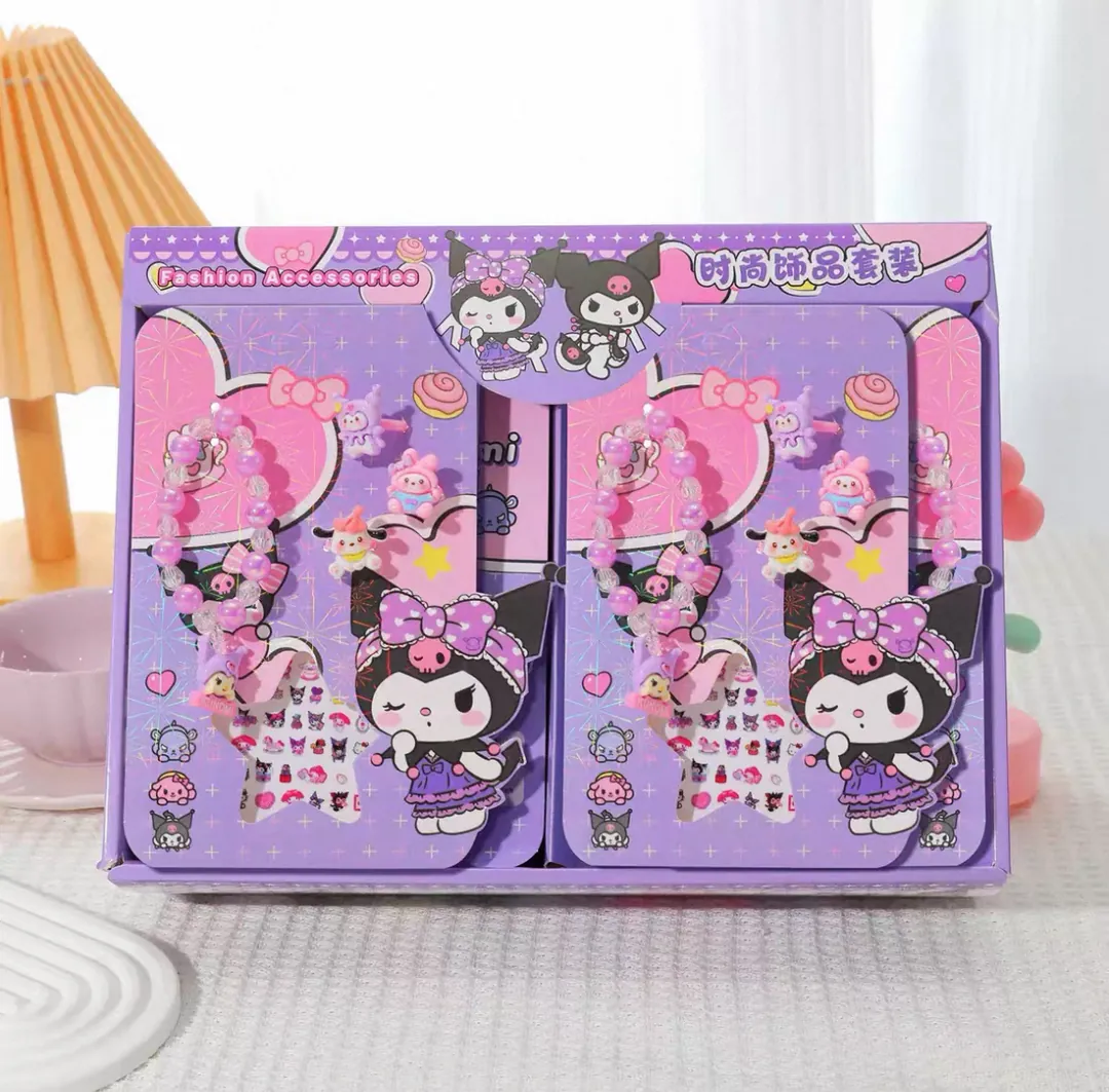 ACCESORIOS INFANTILES + STICKERS PARA UÑAS